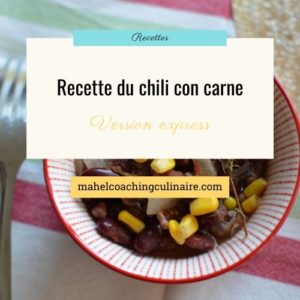 Lire la suite à propos de l’article Recette du chili con carne express