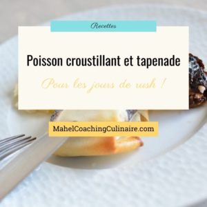 Lire la suite à propos de l’article Poisson croustillant à la tapenade