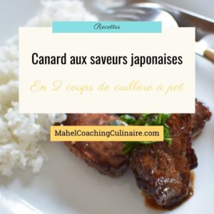 Lire la suite à propos de l’article Recette de canard aux saveurs japonaises