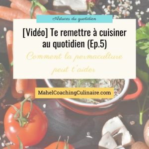 Lire la suite à propos de l’article Episode 5 : Comment la permaculture peut t’aider à te remettre efficacement et durablement en cuisine