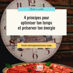 Lire la suite à propos de l’article 4 principes pour optimiser son temps et préserver son énergie quand on est entrepreneure Food
